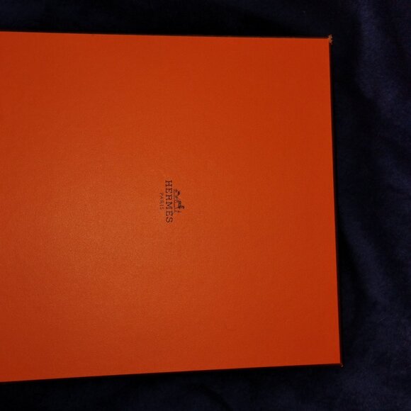 HERMES Plumets du Roy 90 CM Silk Scarf - Excellent In Box - Picture 6 of 6